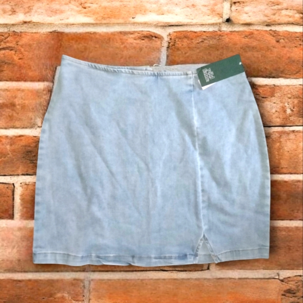 Wild Fable Jean Mini Skirt